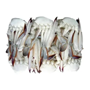 Frozen blue swimming crab